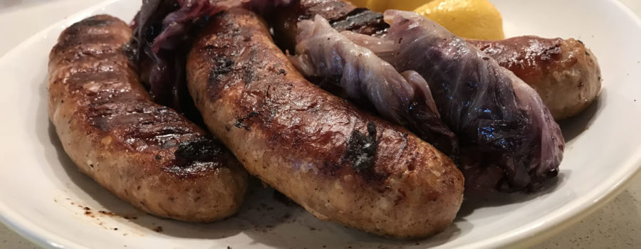 Grilled Sausage  –  Salsiccia alla griglia